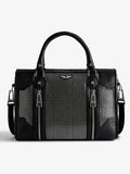Zadig & Voltaire  -  Sac noir à clous femme