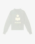 Isabel Marant  -  Pull à logo gris femme